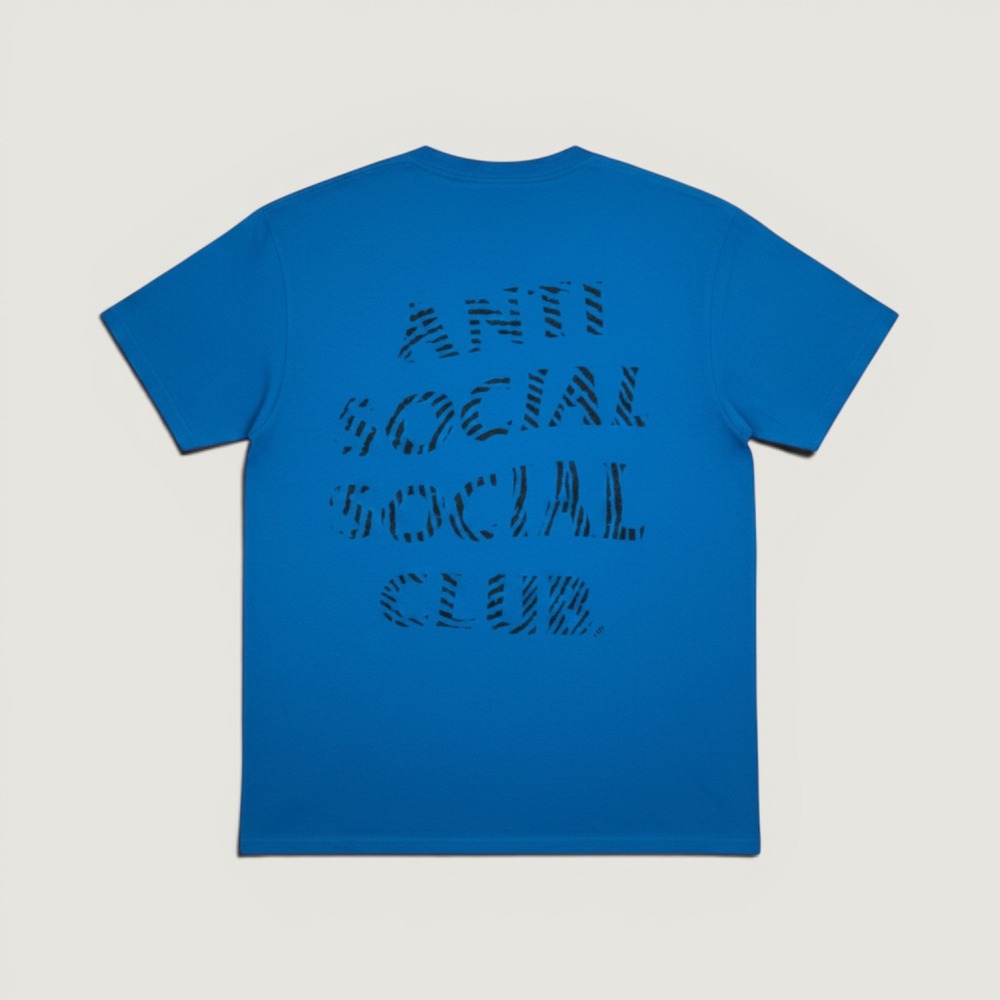 Anti Social Social Club Misprint Tee (FW19) Blue Medium